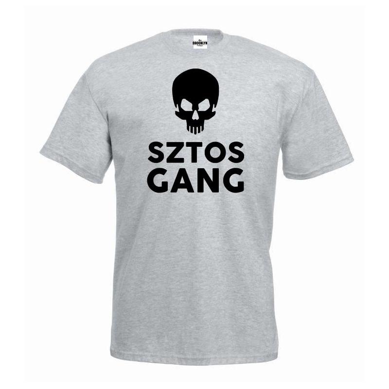 T-shirt oversize SZTOS GANG SKULL