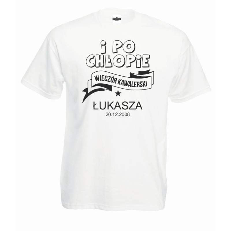 T-shirt oversize I PO CHŁOPIE