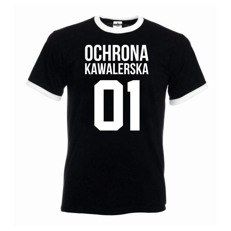 T-shirt oversize OCHRONA KAWALERSKA (własny numer)