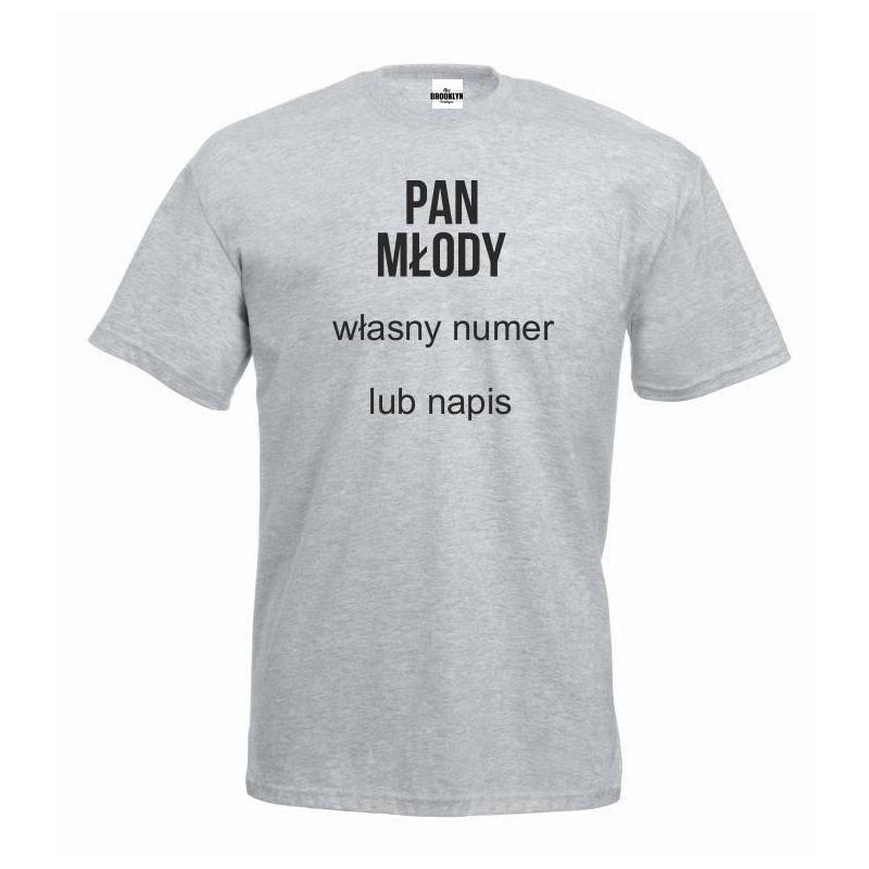 T-shirt oversize PAN MŁODY (własny numer) T-shirt oversize PAN MŁODY (własny numer)