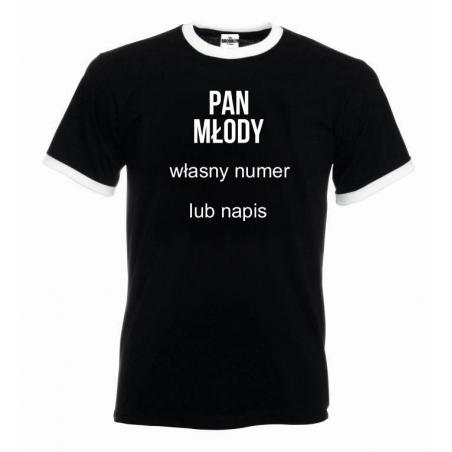 T-shirt oversize PAN MŁODY (własny numer)
