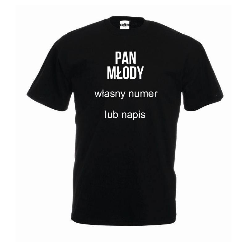 T-shirt oversize PAN MŁODY (własny numer) T-shirt oversize PAN MŁODY (własny numer)