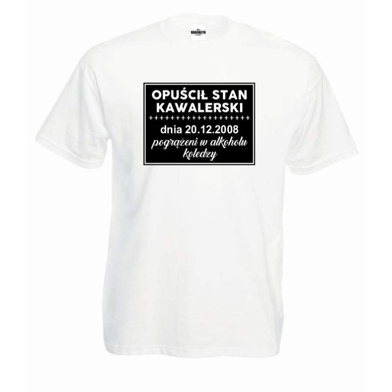 T-shirt oversize STAN KAWALERSKI (własna data)