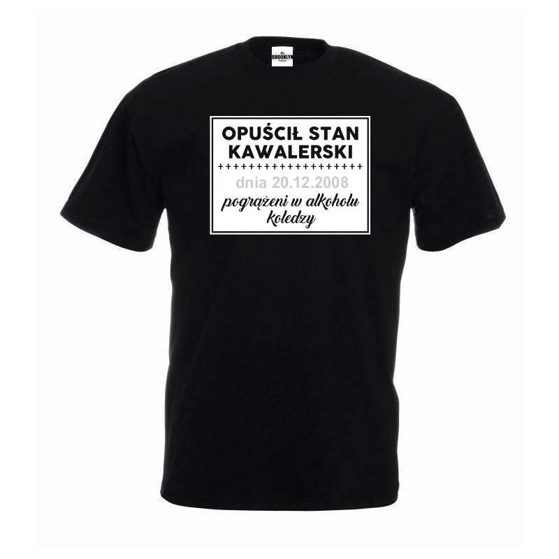T-shirt oversize STAN KAWALERSKI (własna data)