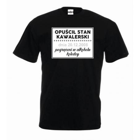 T-shirt oversize STAN KAWALERSKI (własna data)