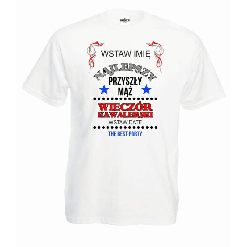 T-shirt oversize DTG NAJLEPSZY PRZYSZŁY MĄŻ