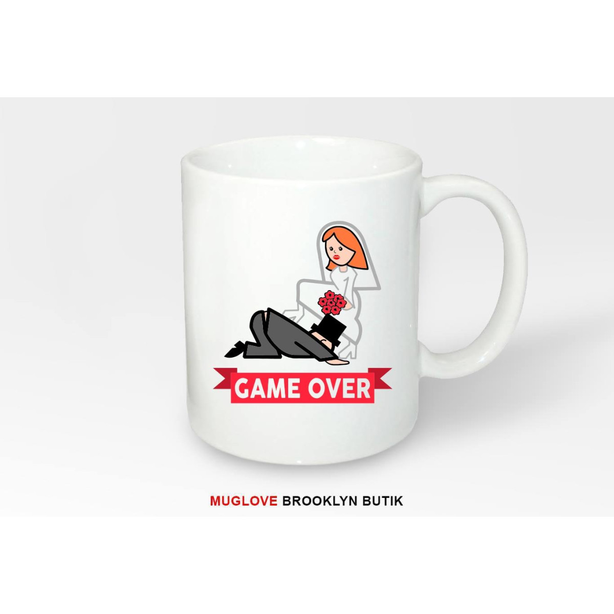 Kubek z nadrukiem GAME OVER