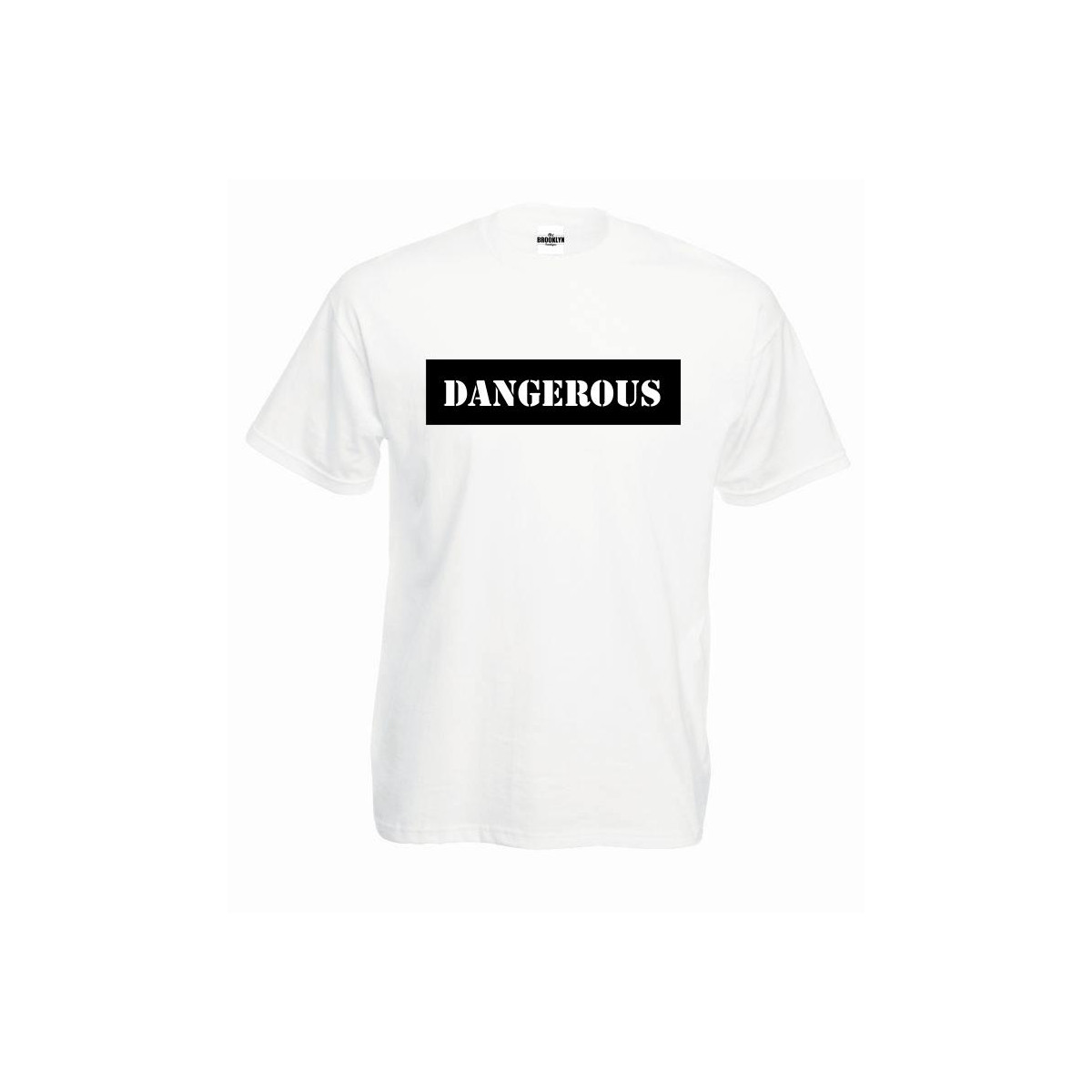 T-shirt oversize DTG DANGEROUS BLACK
