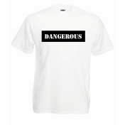 T-shirt oversize DTG DANGEROUS BLACK