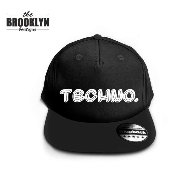 Czapka snapback cap TECHNO