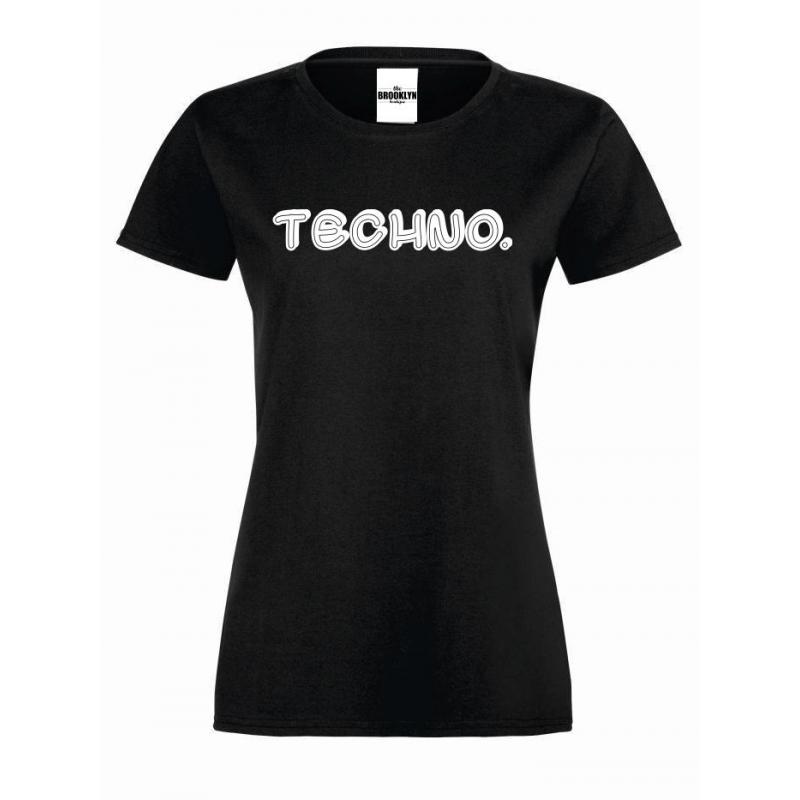 T-shirt lady TECHNO