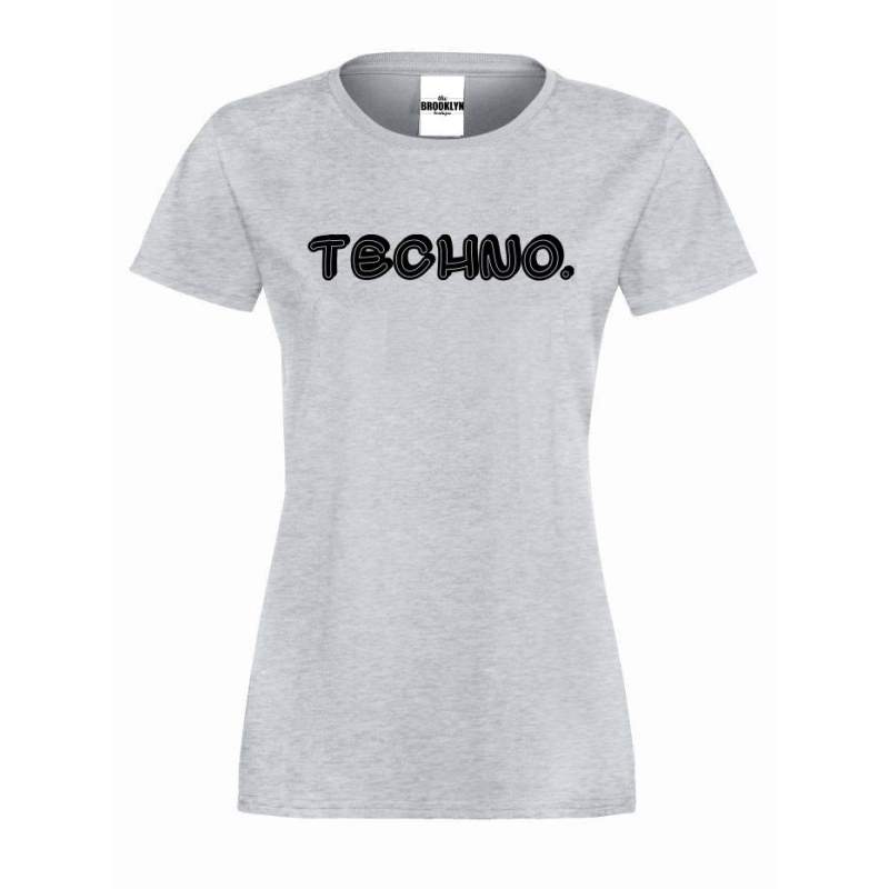 T-shirt lady TECHNO