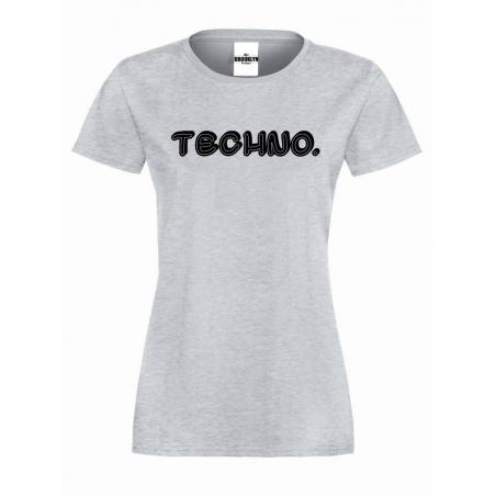 T-shirt lady TECHNO
