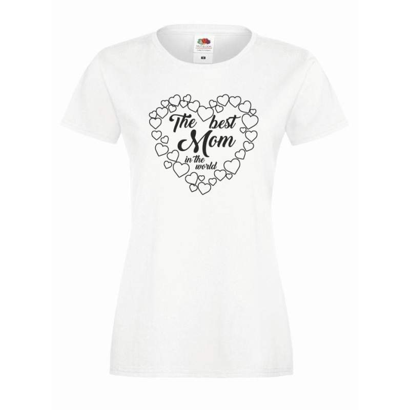 T-shirt lady THE BEST MOM 