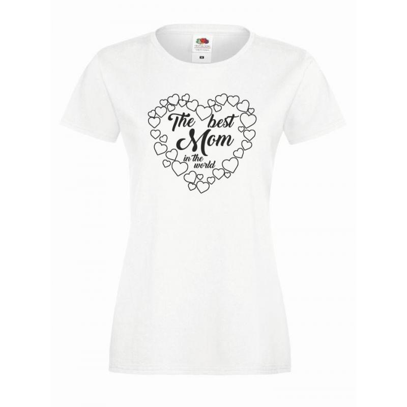 T-shirt lady THE BEST MOM 