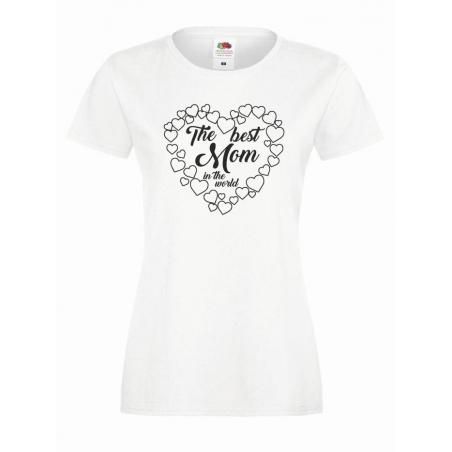 T-shirt lady THE BEST MOM 