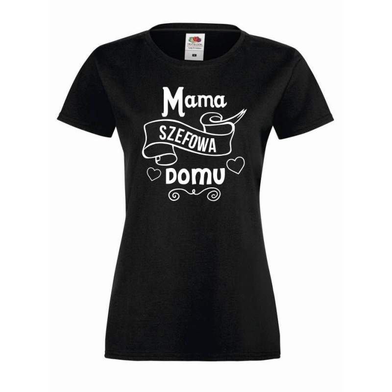 T-shirt lady SZEFOWA MAMA 