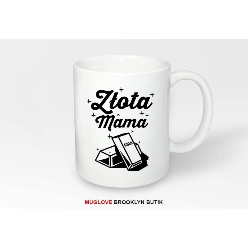 Kubek z nadrukiem ZŁOTA MAMA