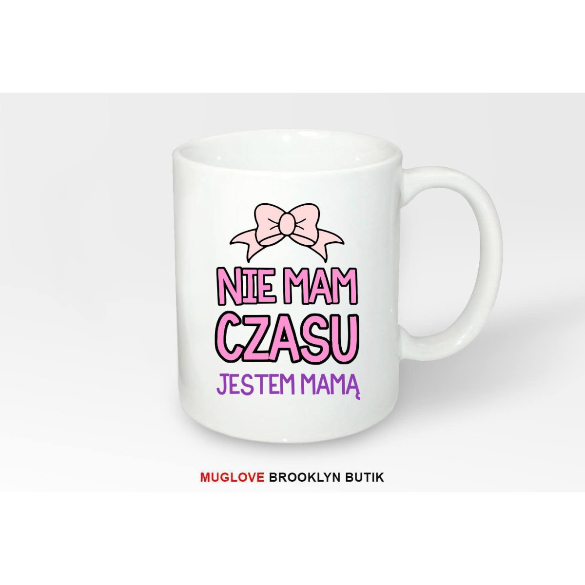 Kubek z nadrukiem NIE MAM CZASU