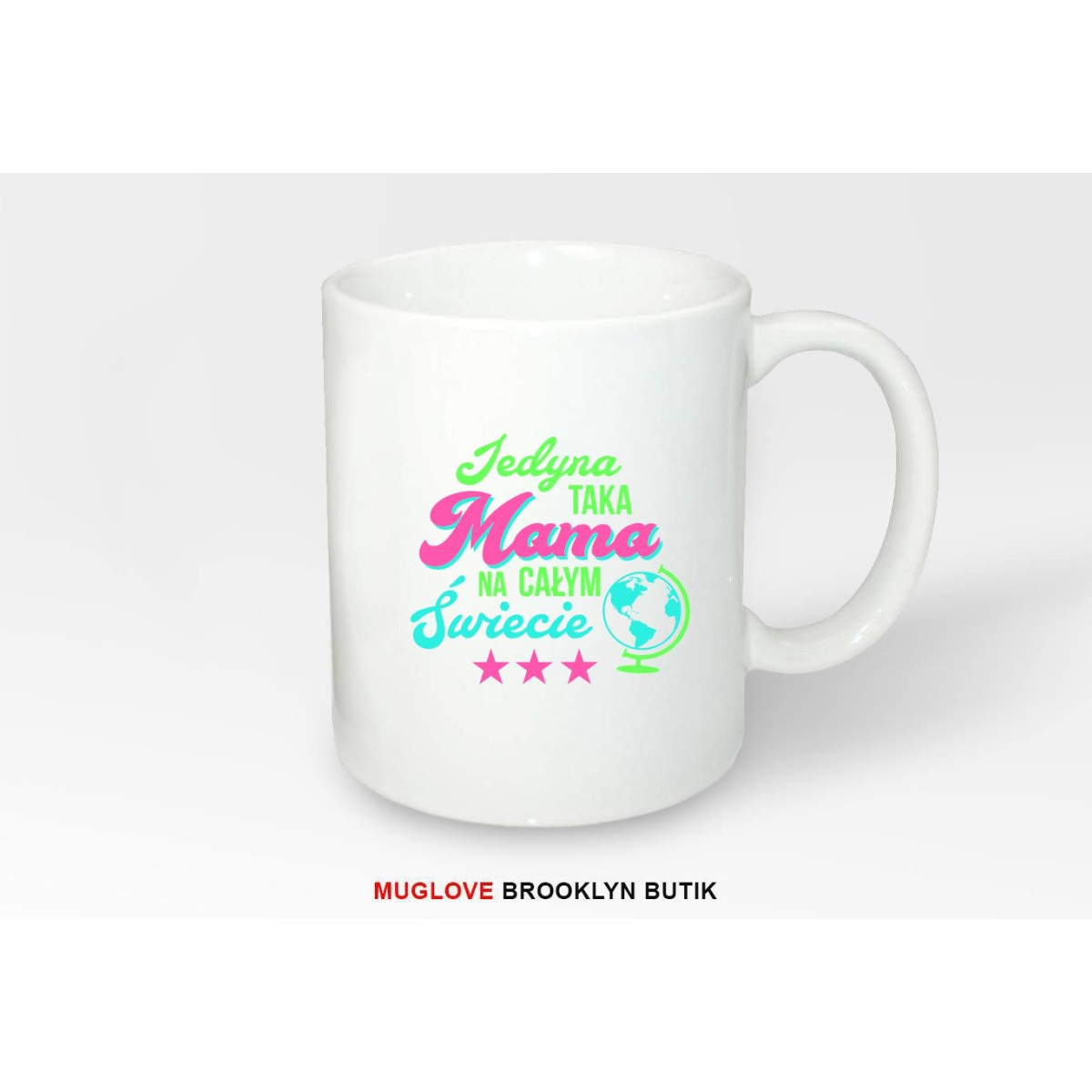 Kubek z nadrukiem JEDYNA TAKA MAMA