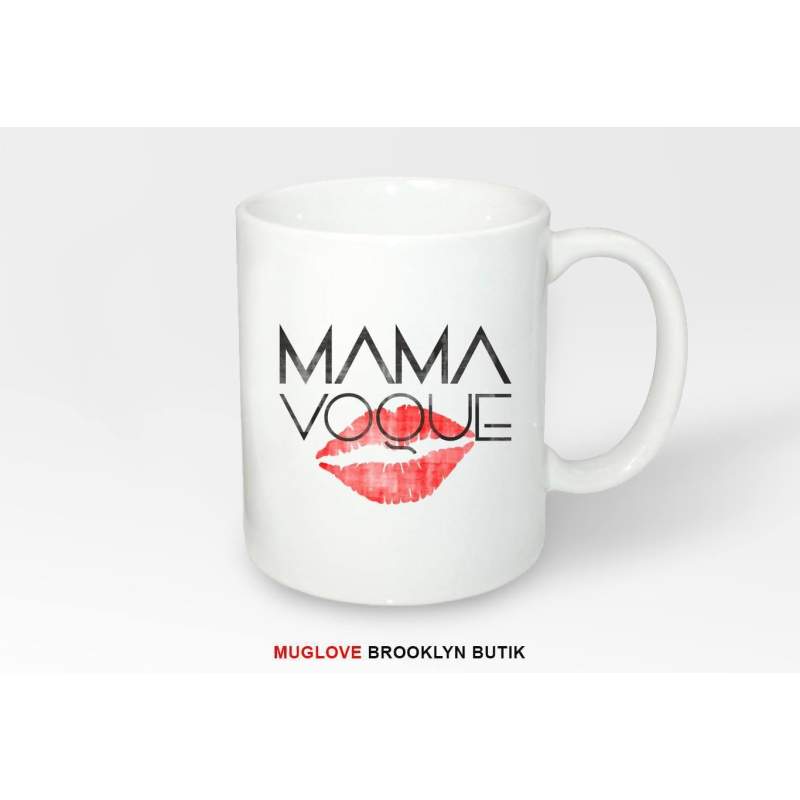 Kubek z nadrukiem MAMA KISS