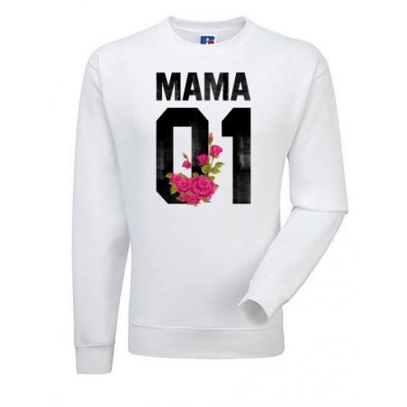 Bluza oversize DTG MAMA FLOWER