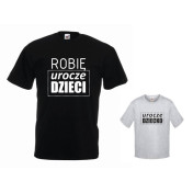 t-shirty dla taty i syna UROCZE DZIECI