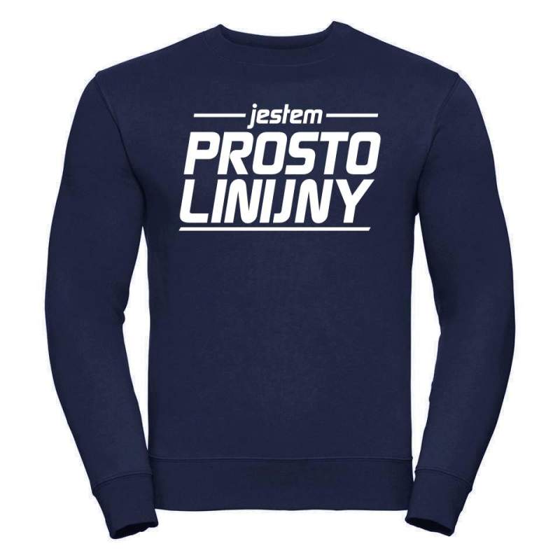 bluza oversize JESTEM PROSTOLINIJNY