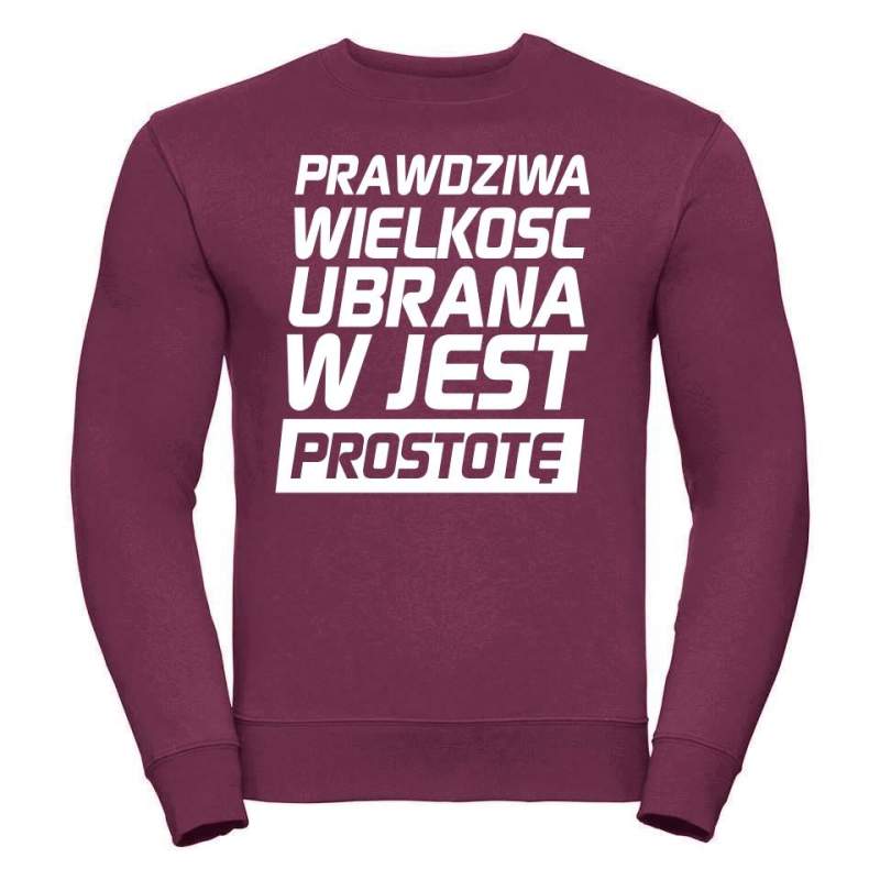 bluza oversize PRAWDZIWA WIELKOŚĆ