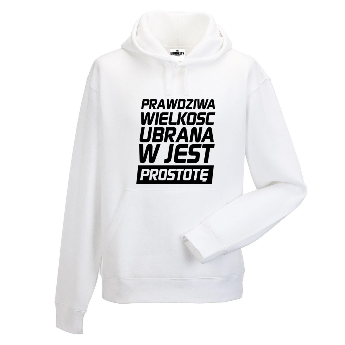 bluza z kapturem PRAWDZIWA WIELKOŚĆ