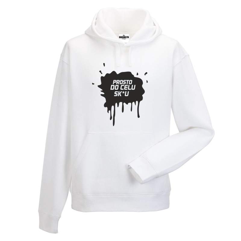 bluza z kapturem PROSTO DO CELU SK*U