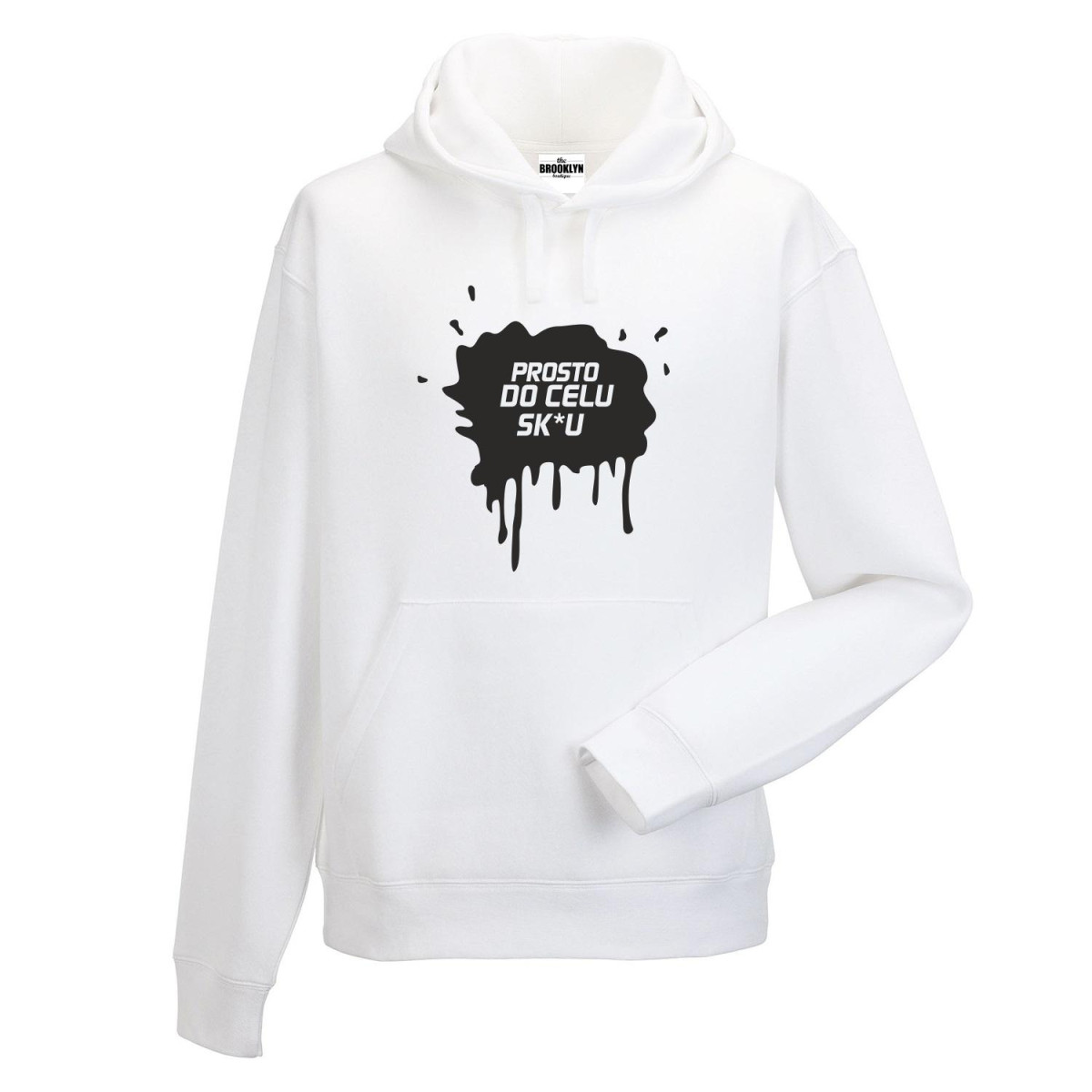 bluza z kapturem PROSTO DO CELU SK*U