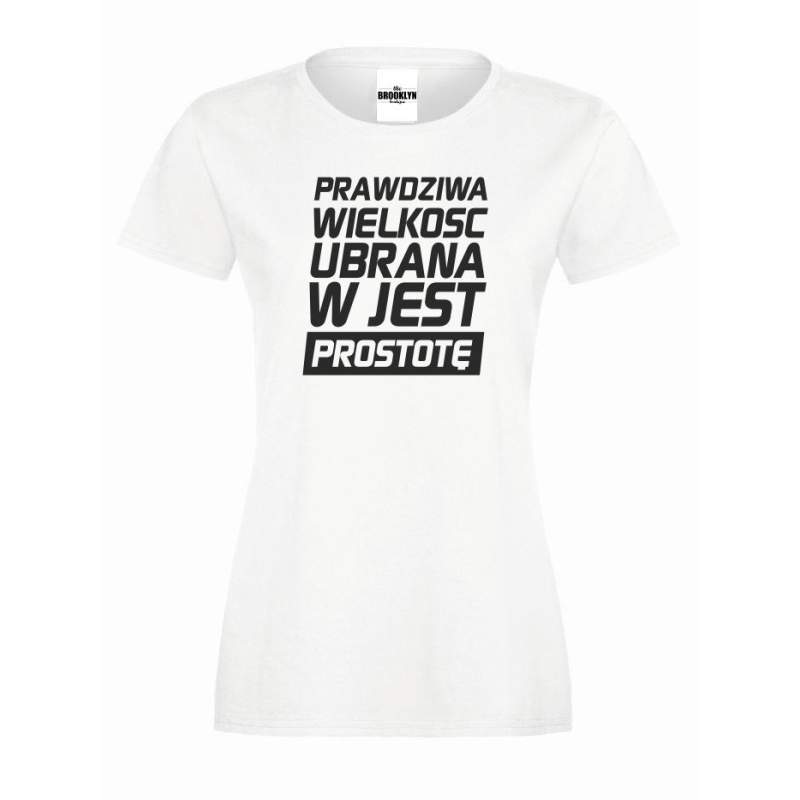 T-shirt lady PRAWDZIWA WIELKOŚĆ