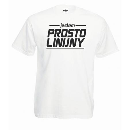 T-shirt oversize JESTEM PROSTOLINIJNY