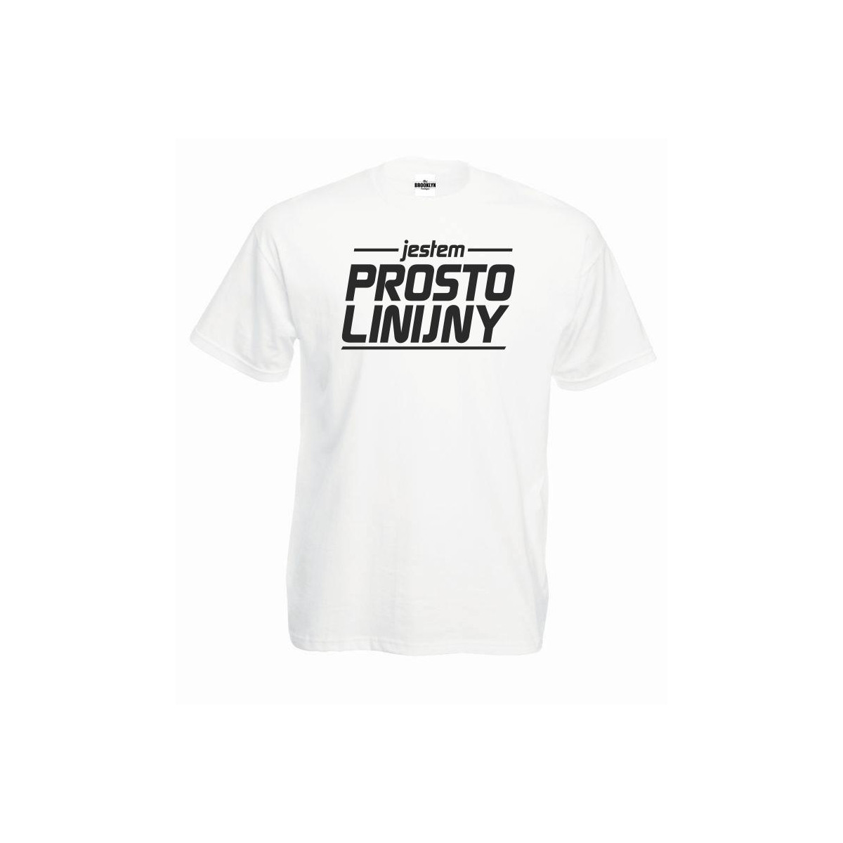 T-shirt oversize JESTEM PROSTOLINIJNY