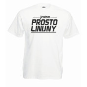 T-shirt oversize JESTEM PROSTOLINIJNY
