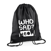 Plecak worek BG WHO SAID ?