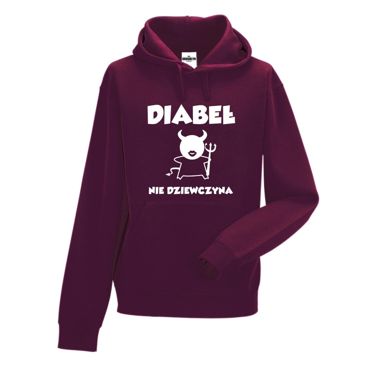 bluza z kapturem DIABEŁ NIE DZIEWCZYNA
