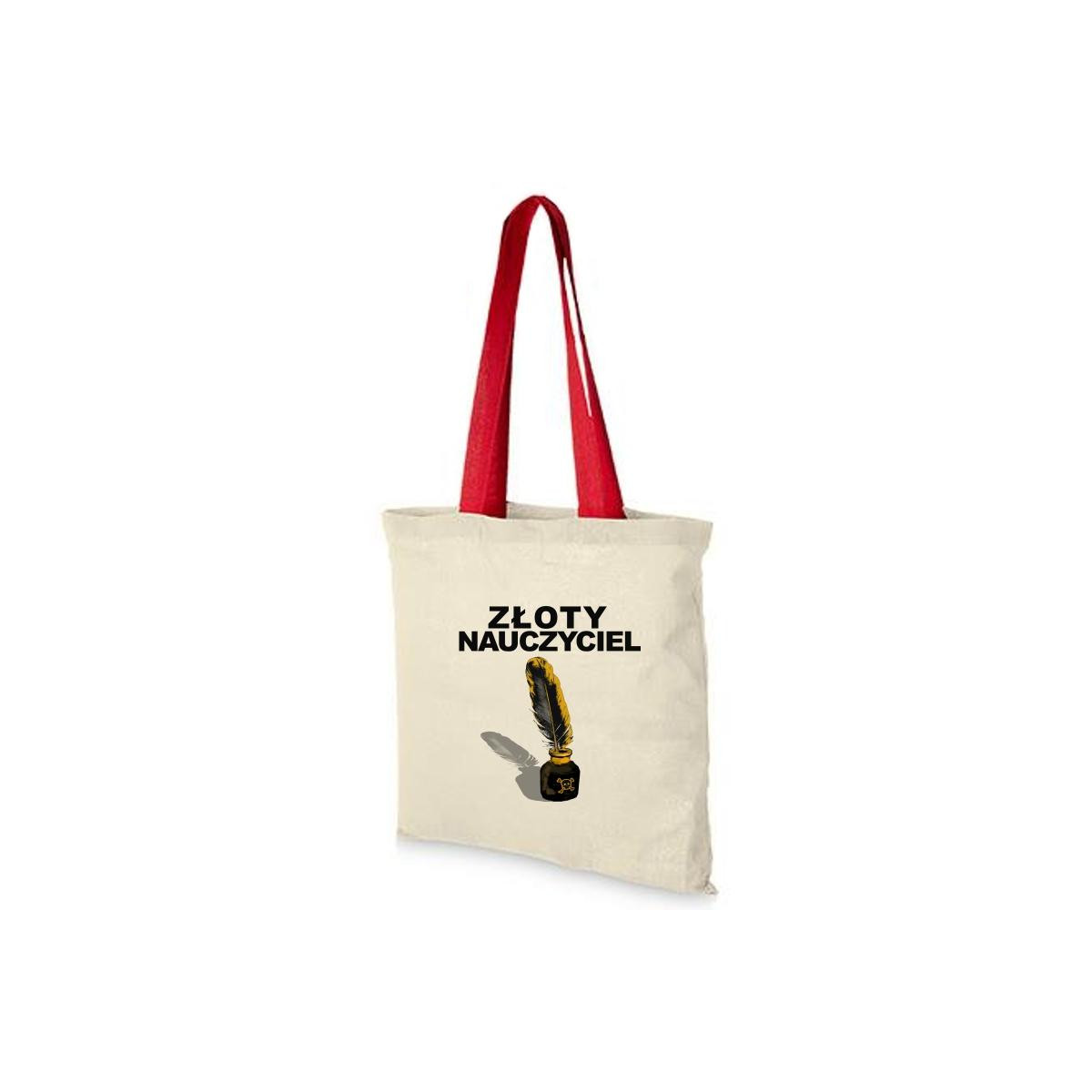Torba dtg Złoty Nauczyciel Pióro