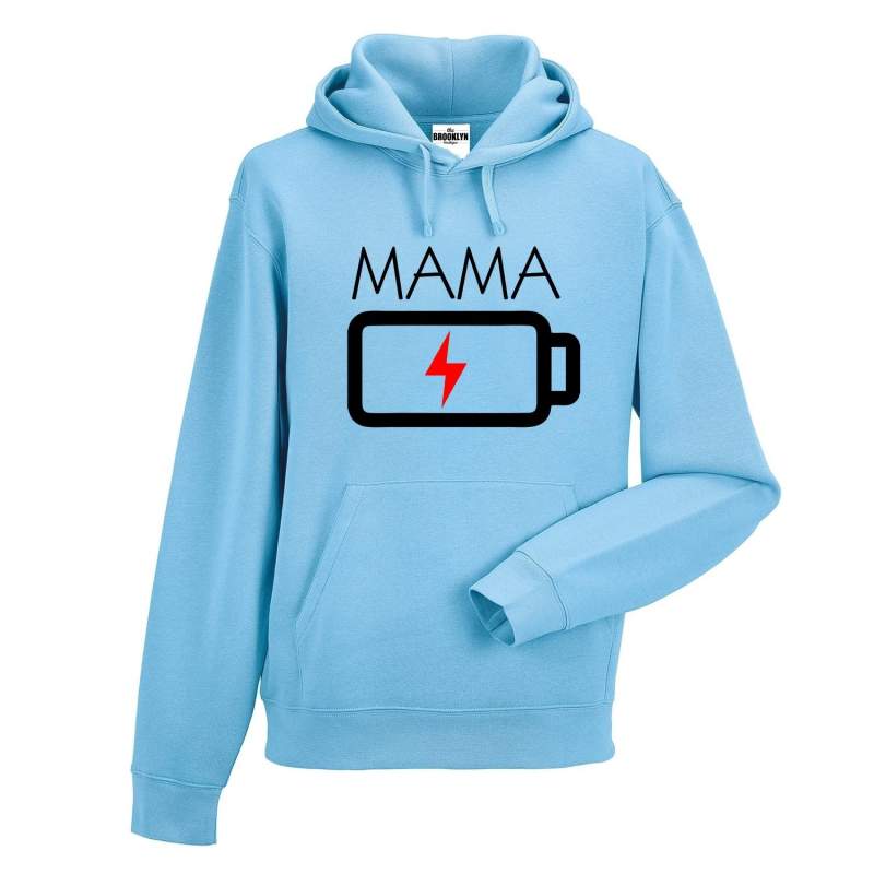 bluza z kapturem Mama bateria