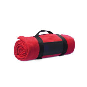 czapka POMPON PASKI /granatowy+czerwony/