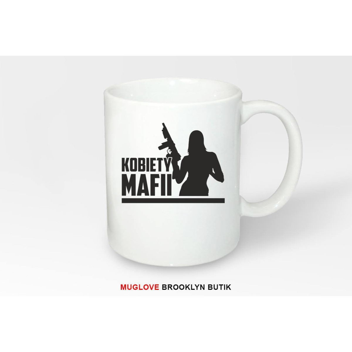 Kubek z nadrukiem jeść spać grać