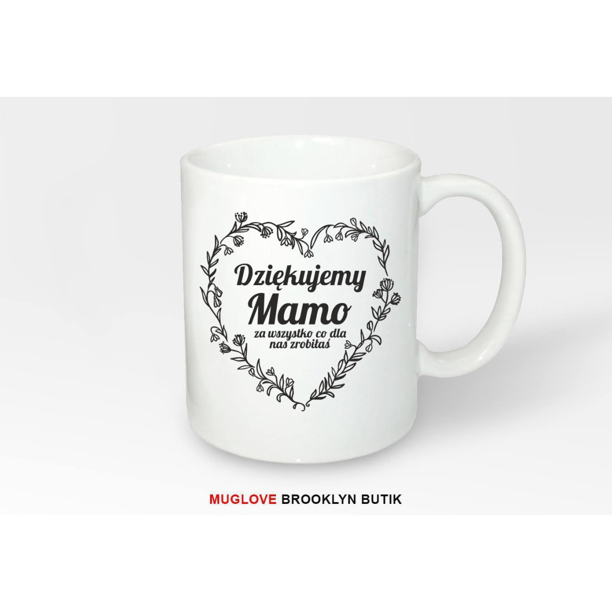 Kubek z nadrukiem jeść spać grać