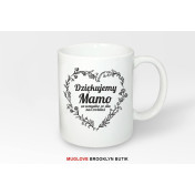 Kubek z nadrukiem jeść spać grać