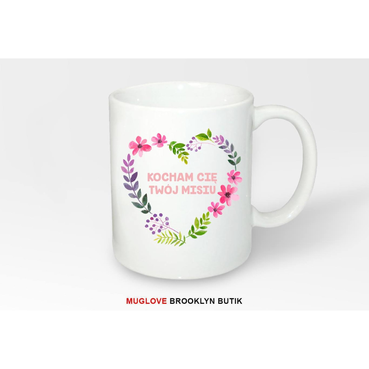 Kubek z nadrukiem jeść spać grać