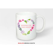 Kubek z nadrukiem jeść spać grać