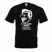 T-shirt oversize Jeść Spać Grać