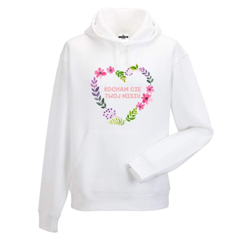 bluza z kapturem Kocham Cie