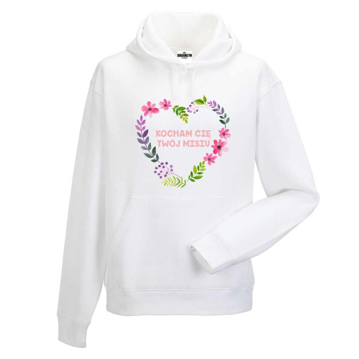 bluza z kapturem Kocham Cie