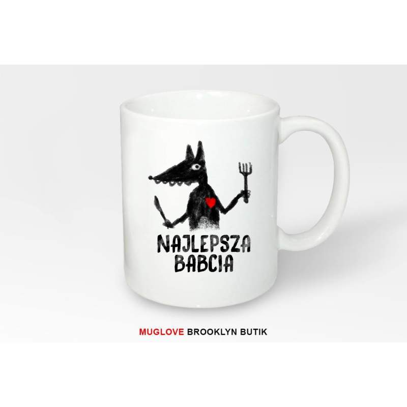 Kubek z nadrukiem najlepsza babcia